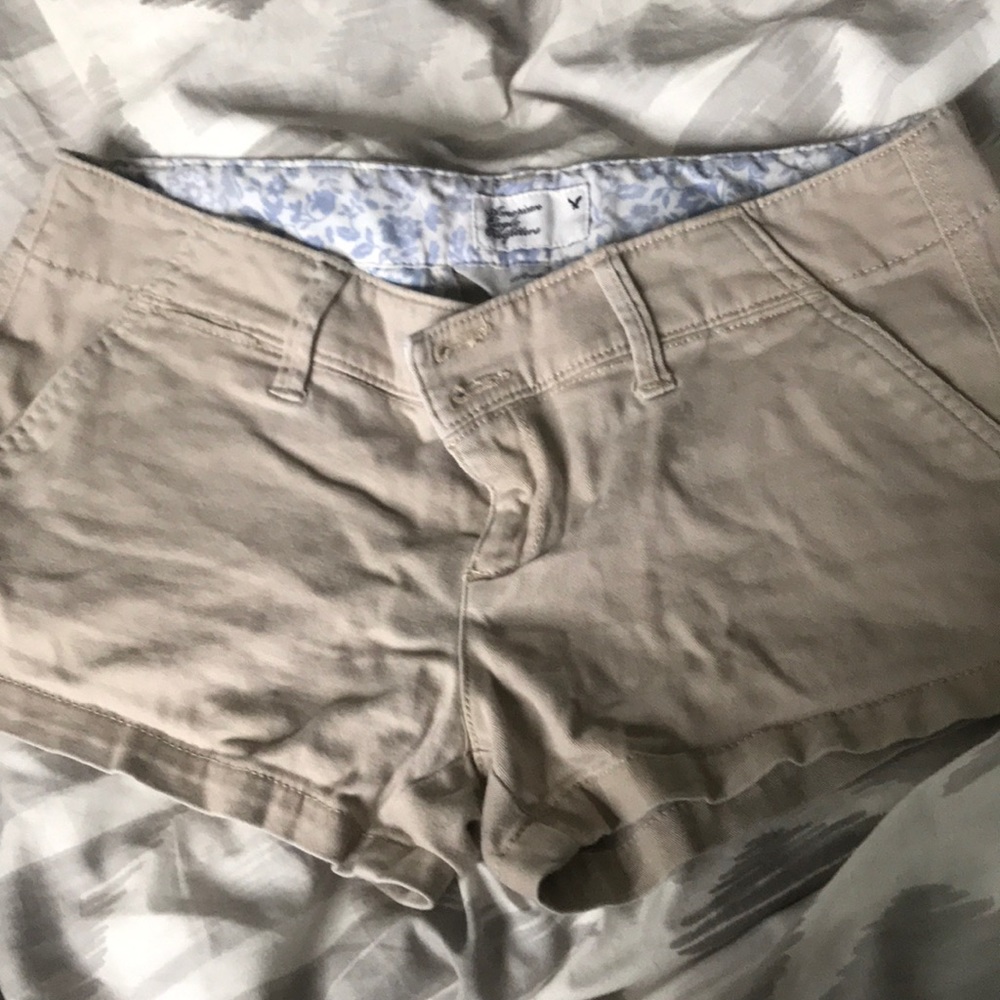 Khaki shorts- American eagle, size 4